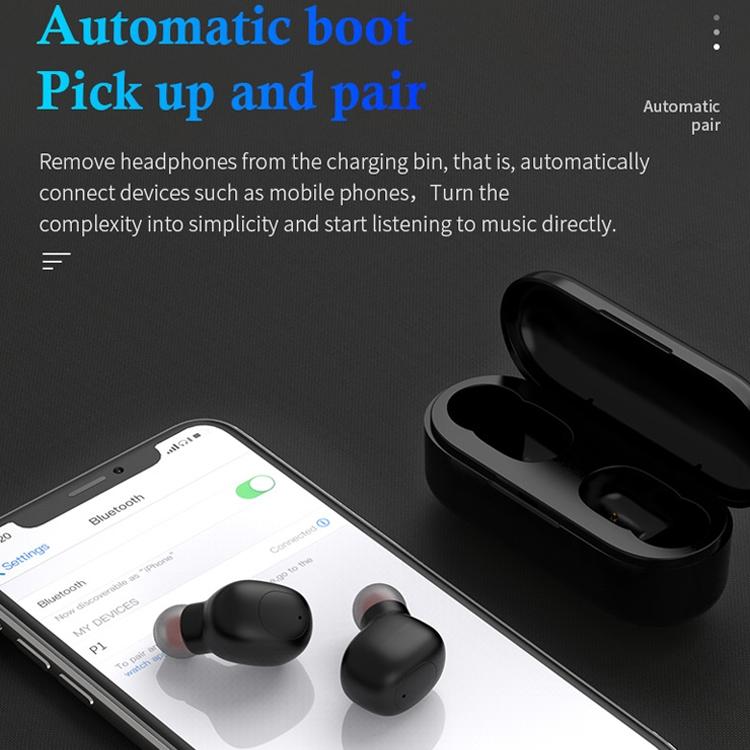 Wireless Sports Bluetooth Earphones - Binaural Stereo Black