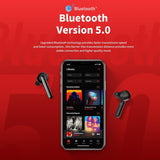 Waterproof Wireless Bluetooth Earphones - Stereo 5.0 - Black - Extra Image