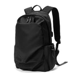 Multifunctional Oxford Laptop Backpack in Black - Front View
