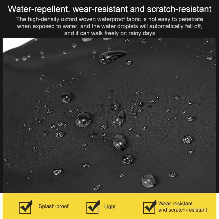 Multifunctional Oxford Laptop Backpack in Black