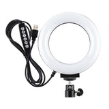 10 Mode Rgbw Led Ring Light with Tripod and Ball Head - 4.7 Inch Curved Surface - Black - Extra Image