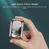 Intelligent Noise Reduction Bluetooth Earphones with Touch Control and Battery Display - Black - Low Angle