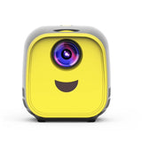 Portable Mini Led Projector With Speaker For Children'S Home Use - Black - Top-Down View
