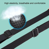 Adjustable Body Mount Belt with Phone Clamp for Action Cameras and Smartphones - Rear View