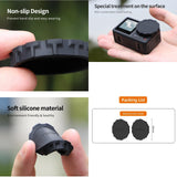 2-pack Camera Lens Cap for Dji Action 3 / 4 - Scratch Resistant - Close-Up Angle