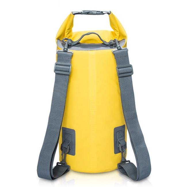 Waterproof Dual Shoulder Dry Bag 50L Capacity - Black
