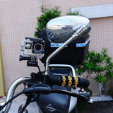 Universal Motorcycle Mount for Action Cameras - Black