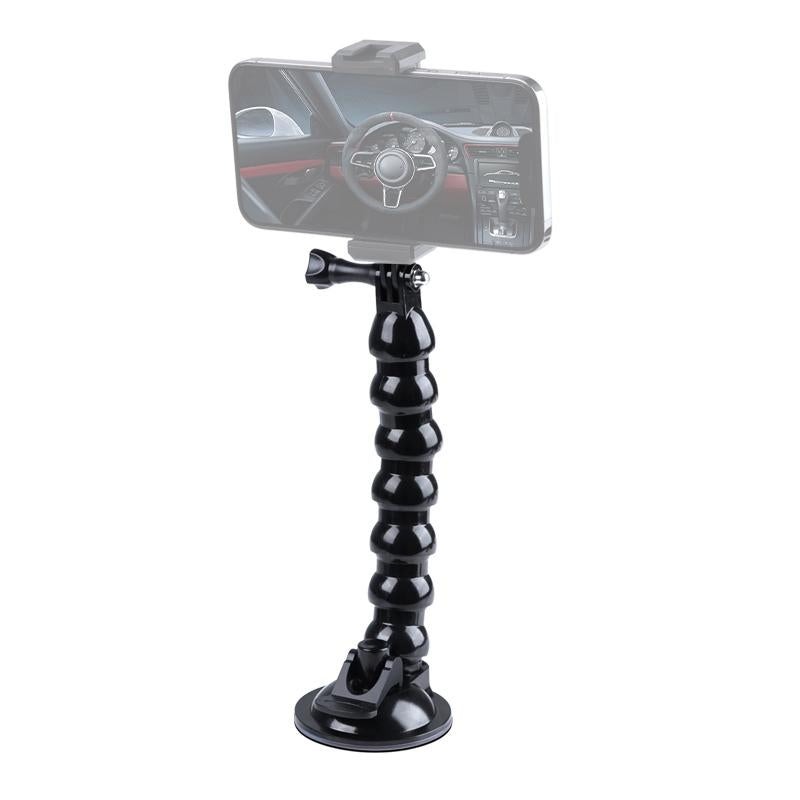 Flexible Suction Cup Mount with Extended Jaws