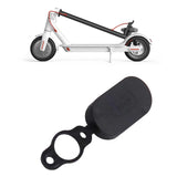 4-pack Silicone Charging Port Covers for Xiaomi Mijia M365 Electric Scooter - Black - Rear View