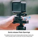 Universal Tripod Adapter for Dji Action Camera - Low Angle