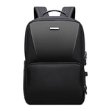 Anti-theft Waterproof Business Backpack for Travel - 30x15x44cm in Black - Side View