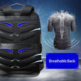 Anti-theft Waterproof Business Backpack for Travel - 30x15x44cm in Black - 45-Degree Angle