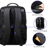 Anti-theft Waterproof Business Backpack for Travel - 30x15x44cm in Black - Extra Image