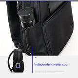 Anti-theft Waterproof Business Backpack for Travel - 30x15x44cm in Black - Extra Image