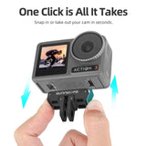 Magnetic Adapter Mount for Dji Action Cameras - Compatible with Action 2 3 and 4