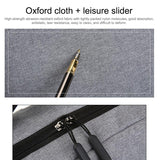 15.6 Laptop Backpack with Usb Charging - Waterproof Oxford Cloth Large Capacity - Black