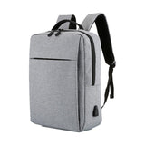 15.6 Laptop Backpack with Usb Charging - Waterproof Oxford Cloth Large Capacity - Black