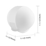 Silicone Dive Case Lens Guard for Insta360 X3 / X4 - Invisible and Protective - Black - Top-Down View