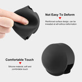 Silicone Dive Case Lens Guard for Insta360 X3 / X4 - Invisible and Protective - Black - Extra Image