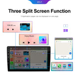 6 + 128G Android Car Bluetooth Player With Gps Navigation - Standard + Ahd Camera 9 Inch - 45-Degree Angle