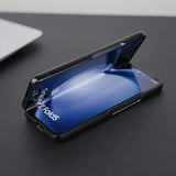 For Samsung Galaxy Z Fold4 5G Foldable Diamond Case - Compact And Stylish - Flash Blue - Extra Image