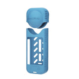 Silicone Shockproof Case and Lens Cover for Insta360 X4 by Sunnylife - Blue - Lens Body Cover Kit