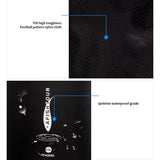 5L Multi Function Outdoor Storage Bag Waterproof Lightweight - Black - Close-Up Angle