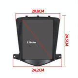 9.7 Inch Navigation System For Chevy Cruze - Standard + 4 Camera - 2 + 32G Standard + 4 Light Camera - Top-Down View