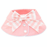 Pet Accessories Dog Small Shawl Bib Saliva Towel Triangle Scarf - Size M - Light Pink - Extra Image