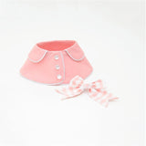 Pet Accessories Dog Small Shawl Bib Saliva Towel Triangle Scarf - Size M - Light Pink - Extra Image