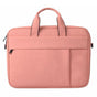 14.1 Inch Waterproof Anti-theft One-shoulder Handbag with Suitcase Belt - Black