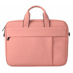 14.1 Inch Waterproof Anti-theft One-shoulder Handbag with Suitcase Belt - Black