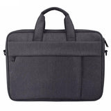 14.1 Inch Waterproof Anti-theft One-shoulder Handbag with Suitcase Belt - Black - Extra Image