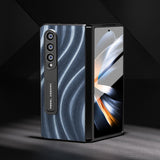 For Samsung Galaxy Z Fold4 5G Galactic Pattern Phone Case - Integrated Protection - Black