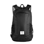 Waterproof Foldable Backpack Ultra Light & Portable 22L Capacity Black