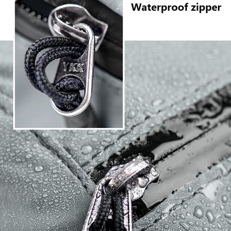 Waterproof Foldable Backpack Ultra Light & Portable 22L Capacity Black