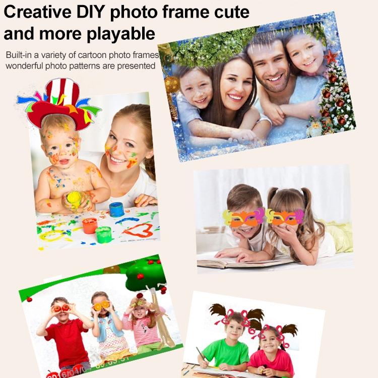 Mini Children Camera with 2.0 Lcd Screen - 800w Single Camera - Yellow