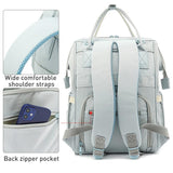 Convertible Diaper Bag Backpack for Baby Care - Blue