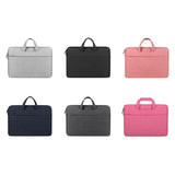 Waterproof Laptop Handbag - Large Capacity Shock-absorbing - Fits 14.1-15.4 Inches - Mysterious Black