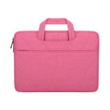 Waterproof Laptop Handbag - Large Capacity Shock-absorbing - Fits 14.1-15.4 Inches - Mysterious Black