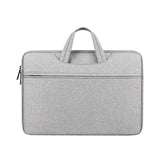 Waterproof Laptop Handbag - Large Capacity Shock-absorbing - Fits 14.1-15.4 Inches - Mysterious Black