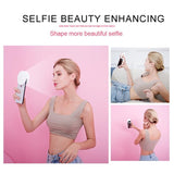 Rechargeable Selfie Light Clip for Beauty and Flash Fill - Black - 45-Degree Angle