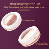 Rechargeable Selfie Light Clip for Beauty and Flash Fill - Black - Close-Up Angle