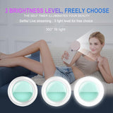 Rechargeable Selfie Light Clip for Beauty and Flash Fill - Black - Extra Image