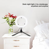 7.9 Usb 3 Modes Dimmable Dual Colour Led Ring Light with Mirror for Vlogging and Photography - Black - Top-Down View