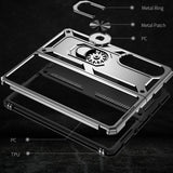 For Samsung Galaxy z Fold4 5G Tpu & Pc Shockproof Phone Case - Dark Green