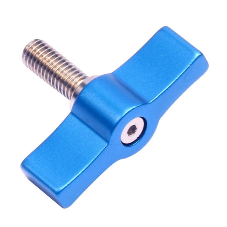 10pcs T-shaped Multi-directional Screw with M5 Aluminum Alloy Handle - Blue