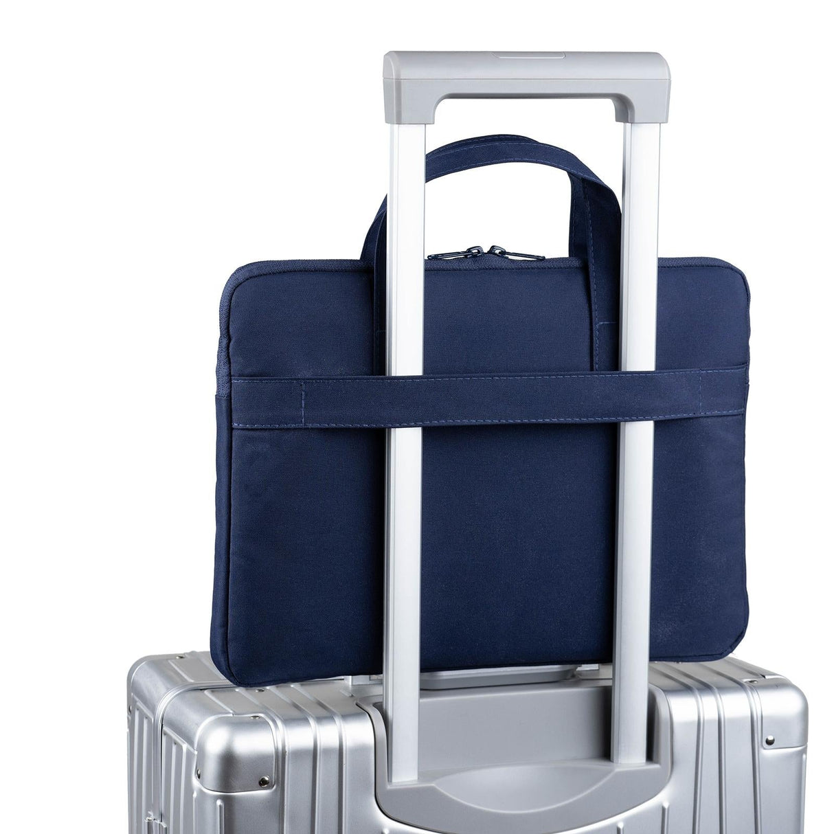 Light Gray A530 Series Portable Laptop Bag - 14-15.4 Inch with Small Bag & Removable Strap