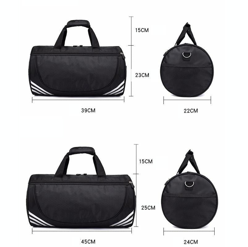 Versatile Gym Bag for Active Travel and Leisure - Silver