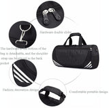 Versatile Gym Bag for Active Travel and Leisure - Silver - Rear View